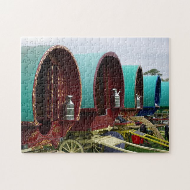 Gypsy caravan jigsaw puzzle (Horizontal)