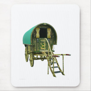 Gypsy caravan mouse mat