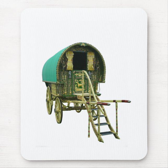 Gypsy caravan mouse mat (Front)