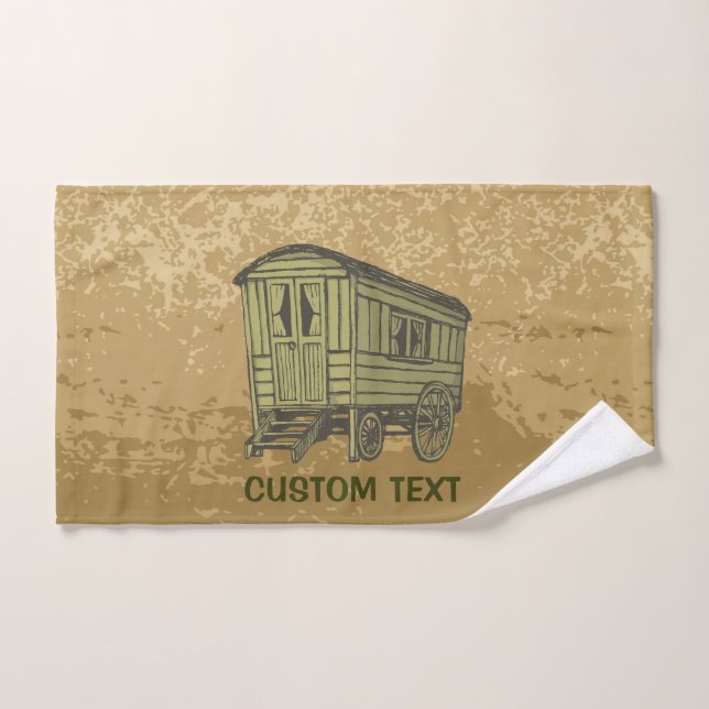 Gypsy Caravan Wagon Bath Towel Set (Hand Towel)