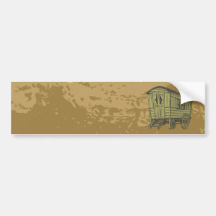 Gypsy caravan wagon bumper sticker
