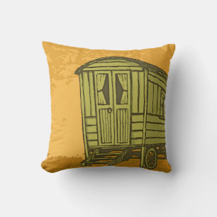 Gypsy caravan wagon cushion