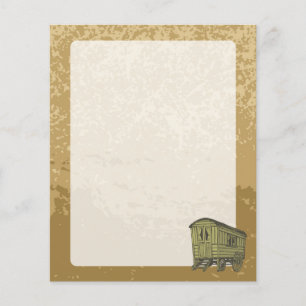 Gypsy caravan wagon flyer