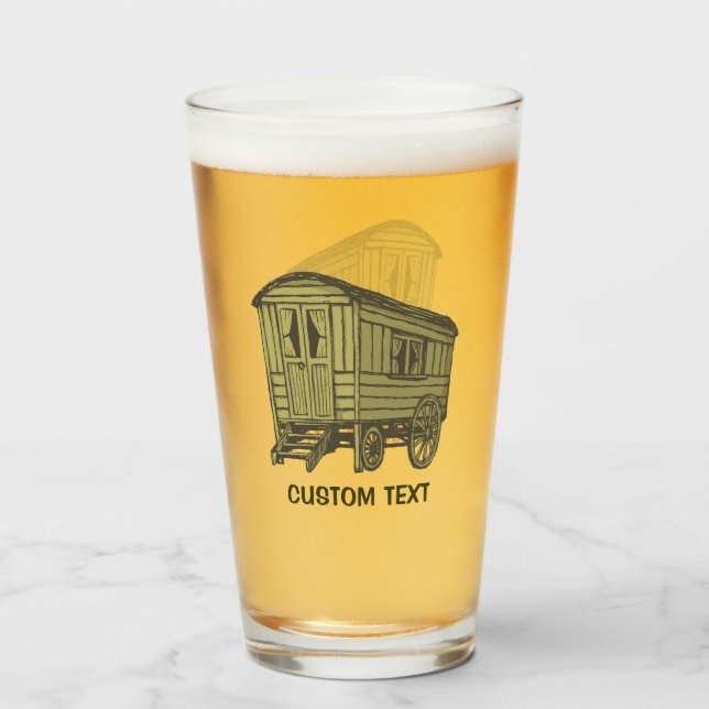 Gypsy Caravan Wagon Glass (Front Filled)