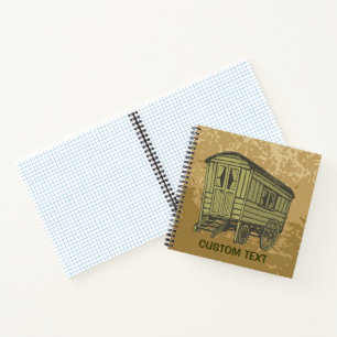 Gypsy Caravan Wagon Notebook