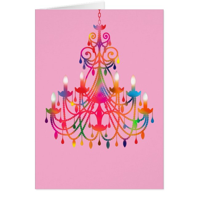 Gypsy Chandelier Card (Front)