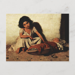 Gypsy Children Postcard