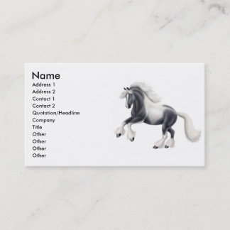 Gypsy Cob Horse Business Card