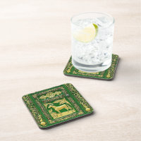 Gypsy door detail beverage coaster