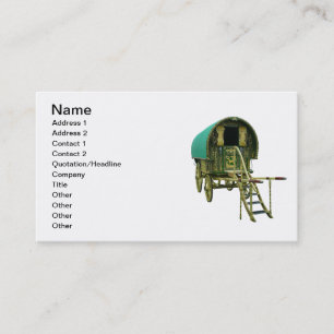 Gypsy door detail business card