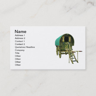 Gypsy door detail business card