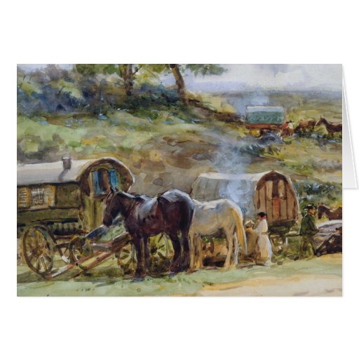 Image of Gypsy Encampment, Appleby, 1919