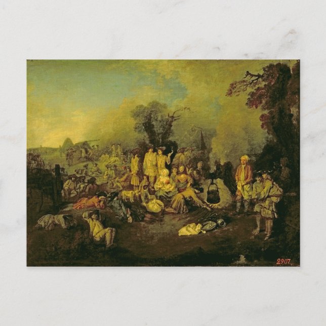 Gypsy Encampment Postcard (Front)