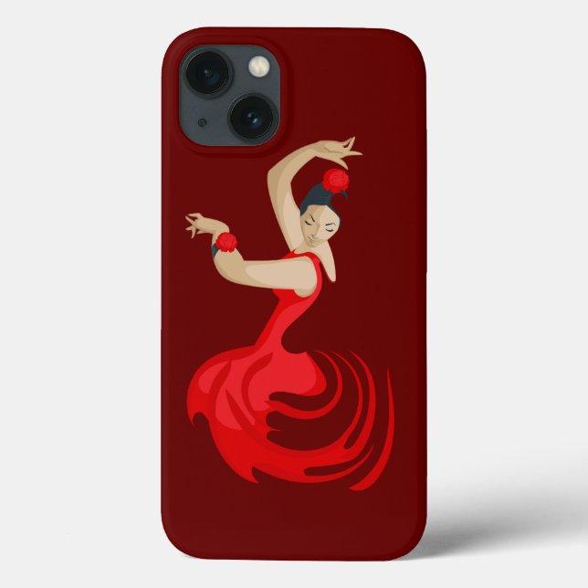 Gypsy Flamenco Dancer Case-Mate iPhone Case (Back)