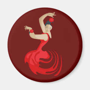 Gypsy Flamenco Dancer Magnet