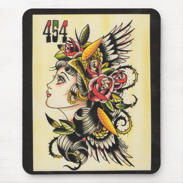 "Gypsy Girl" Mouse Mat (Front)