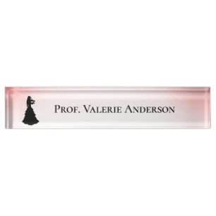 Gypsy Girl Plays Violin Nameplate