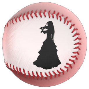 Gypsy Girl Plays Violin Softball