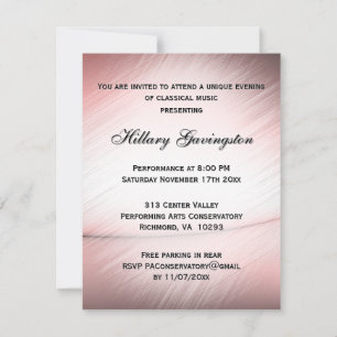 Gypsy Girl Plays Violin Unique Invitation