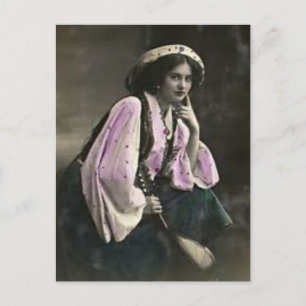 Gypsy Girl Postcard