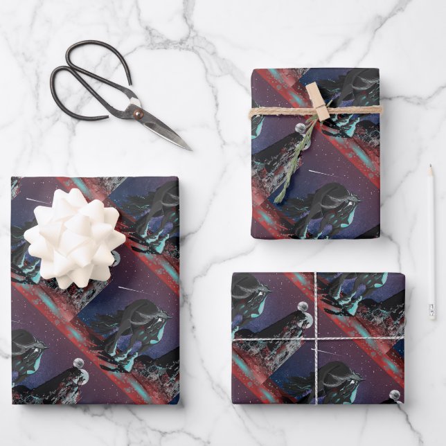 Gypsy Heart Wrapping Paper Sheet (Front)