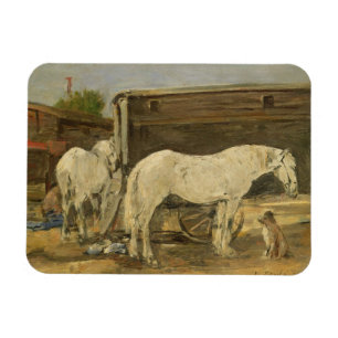 Gypsy Horses, c.1885-90 (oil on canvas) Magnet