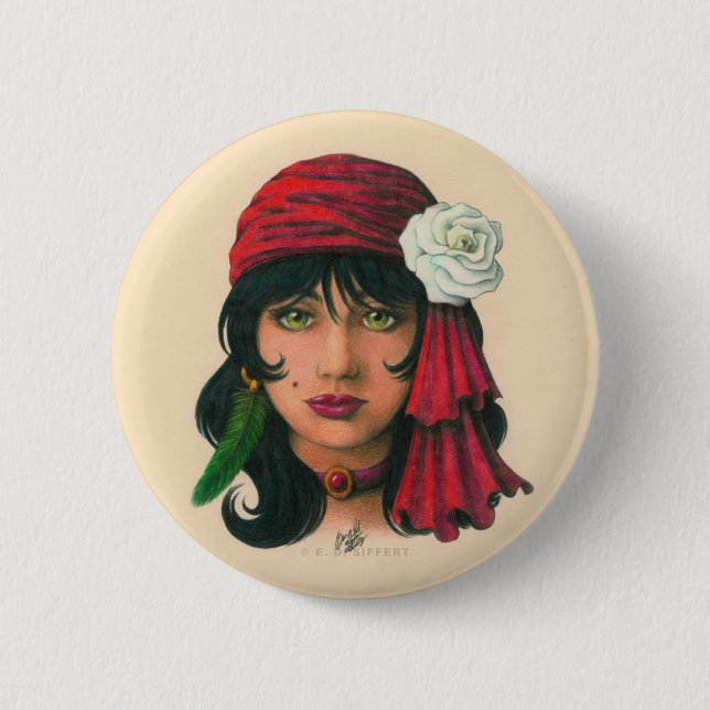 Gypsy II 6 Cm Round Badge (Front)
