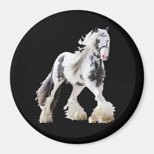 Gypsy Mare Stallion Draught Horse Magnet