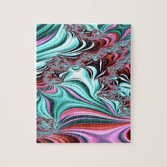 Gypsy Moire Fractal 3 Jigsaw Puzzle (Vertical)