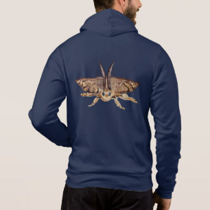 Gypsy moth Lymantria dispar dispar Zoological Navy Hoodie