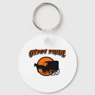 Gypsy Pride Traditional Caravan Key Ring
