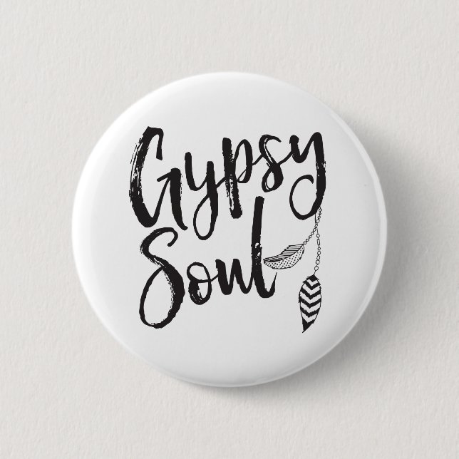 Gypsy Soul 6 Cm Round Badge (Front)