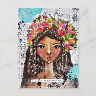 Gypsy Soul by Croppin' Spree Postcard