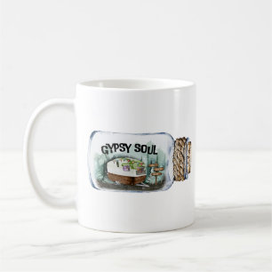Gypsy Soul Camping Vintage Illustration Coffee Mug