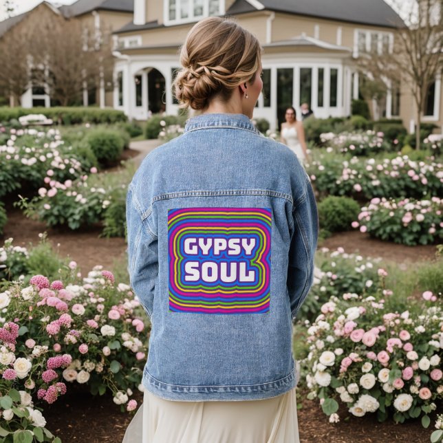 GYPSY SOUL VINTAGE Denim Jacket (Wedding Back)