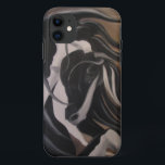 Gypsy Vanner iPhone 11 Case<br><div class="desc">Gypsy Vanner design on a brown background.  The beloved Tinker's horse,  the Gypsy Vanner is everyones favourite!</div>