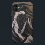 Gypsy Vanner iPhone 11 Case<br><div class="desc">Gypsy Vanner design on a brown background.  The beloved Tinker's horse,  the Gypsy Vanner is everyones favourite!</div>