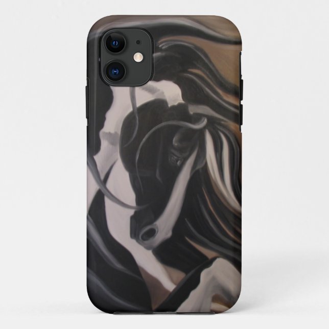 Gypsy Vanner Case-Mate iPhone Case (Back)