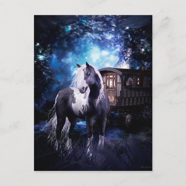 Gypsy Vanner Dreams Postcard (Front)