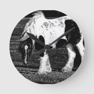 Gypsy Vanner Horse clock