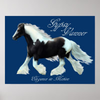 Gypsy Vanner horse , Elegance in motion