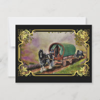 Gypsy Vanner Horse Irish Caravan Wagon Tapestry