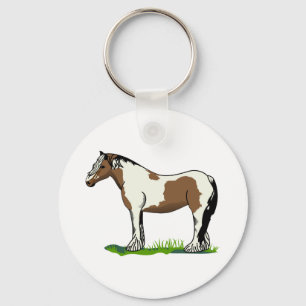 Gypsy Vanner Key Ring