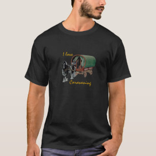 Gypsy Vanner stallion horse Caravanner T-Shirt
