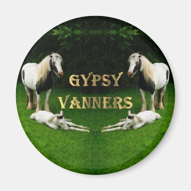Gypsy Vanners Magnet (Front)