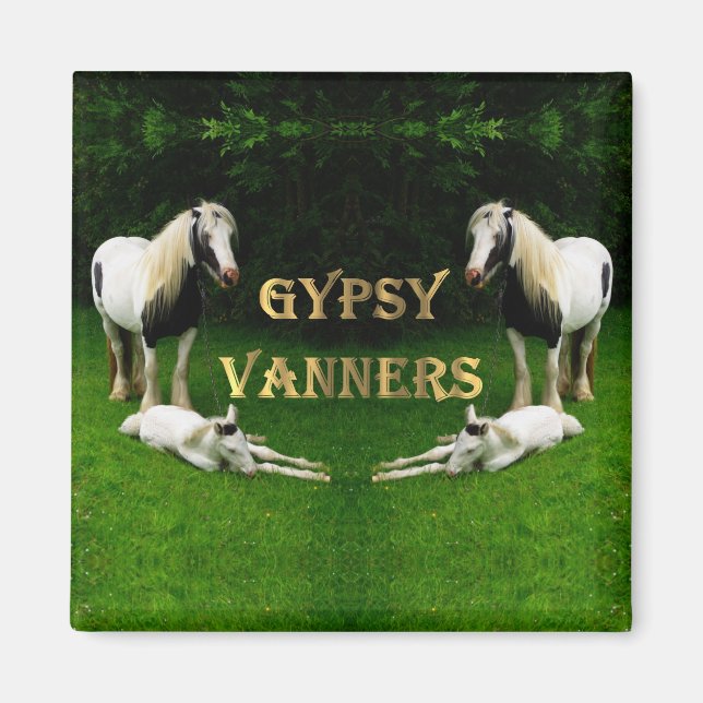 Gypsy Vanners Magnet (Front)