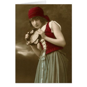 Gypsy vintage girl