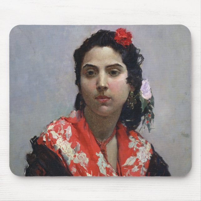 Gypsy Woman Mouse Mat (Front)