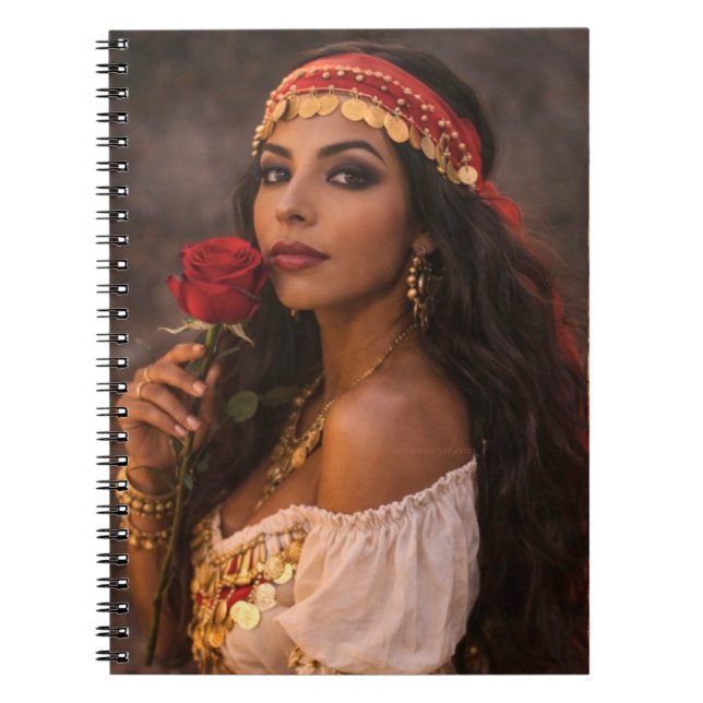 gypsy woman spiral notebook  (Front)
