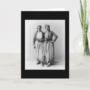 Gypsy Women in Palestine 1893 Card